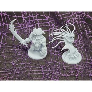 3'' Fire Giant & Sea Serpent Miniatures Blood Rage Game D&D Dungeons Dragons